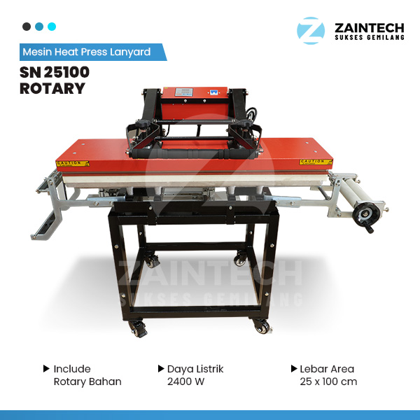 Mesin Heat Press Lanyard SN 25100 Rotary